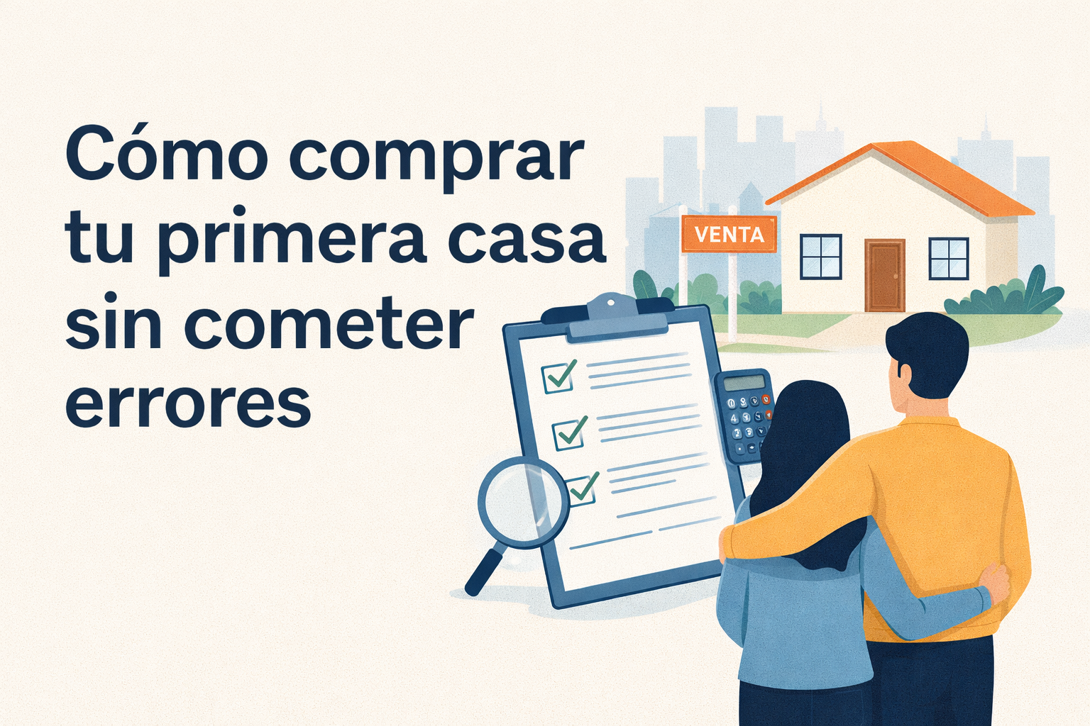 ¿Cómo comprar tu primera casa sin cometer errores?