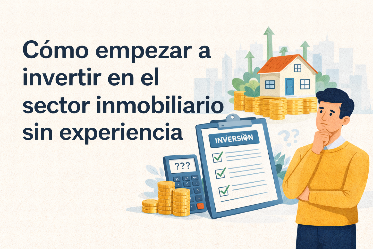 ¿Cómo empezar a invertir en el sector inmobiliario sin experiencia?