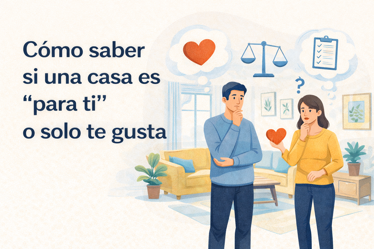 ¿Cómo saber si una casa es “para ti” o solo te gusta?